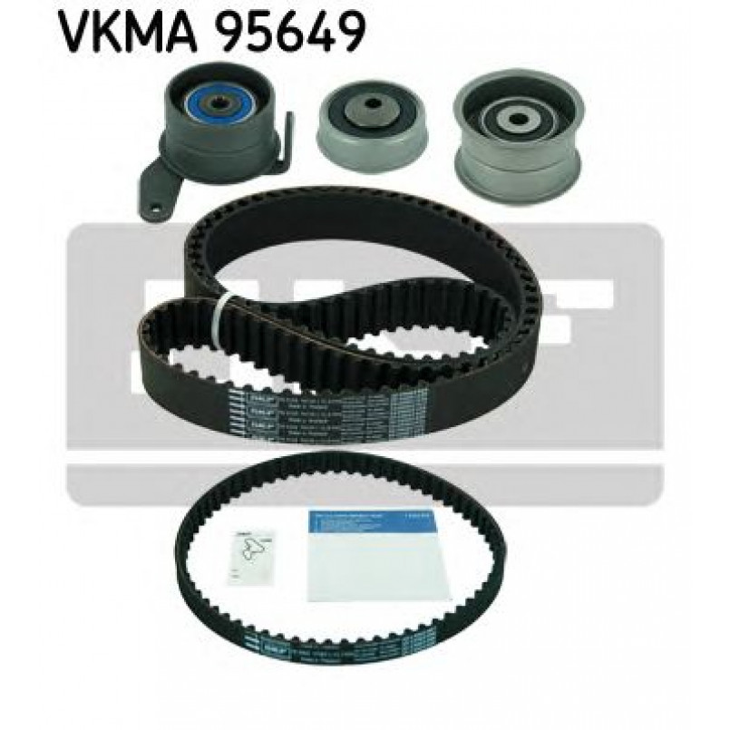 VKMA 95649 SKF Комплект (ремінь+ролики)
